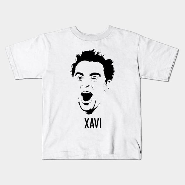 Xavi Hernandez Kids T-Shirt by InspireSoccer